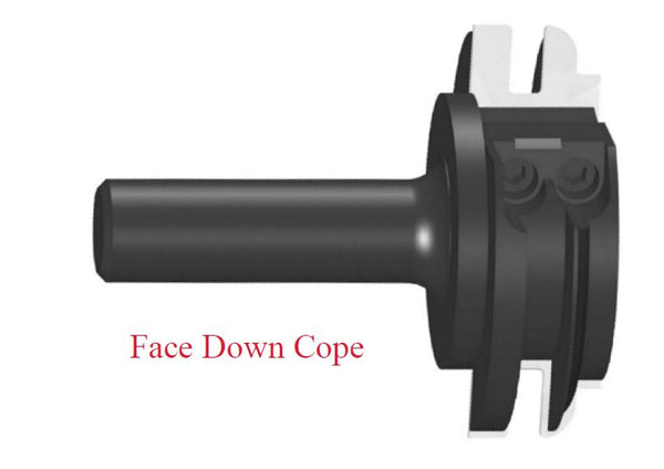 SE-ICSOFD - Ogee Cope (Stile) Profile Insert, Face Down
