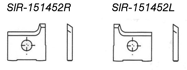 SIR-151452R-3 - 3mm Rad insert knife, 15 x 14.5 x 2  ( 10 pc pk)