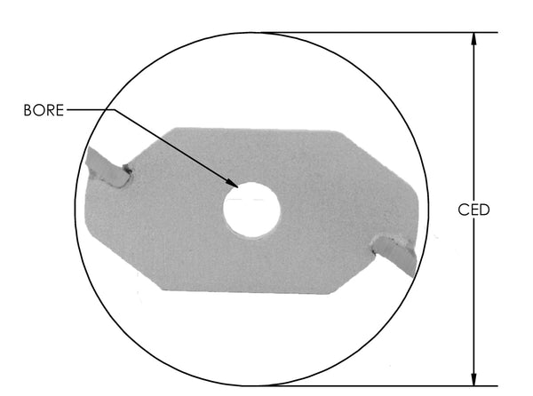 STOP105 - SLOT CUTTER .105 K X 2 1/2 OD X 2 WING