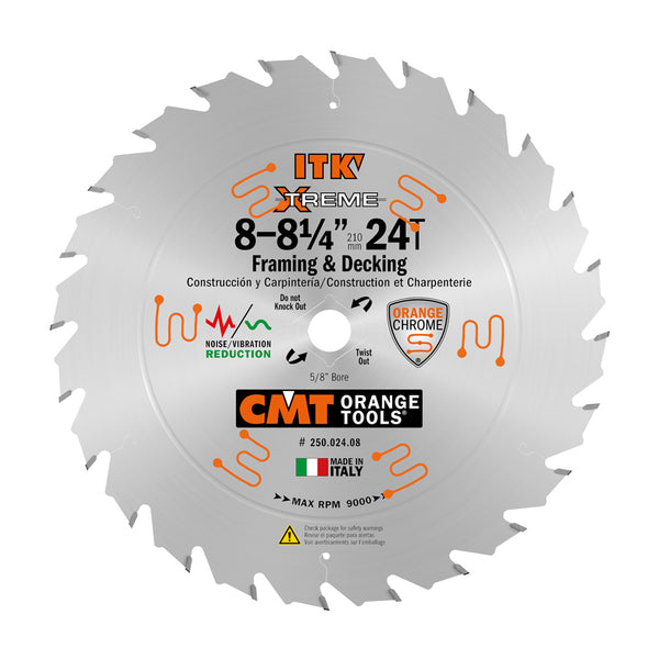 CMT 250.024.08 ITK Xtreme RIPPING SAW BLADE 10