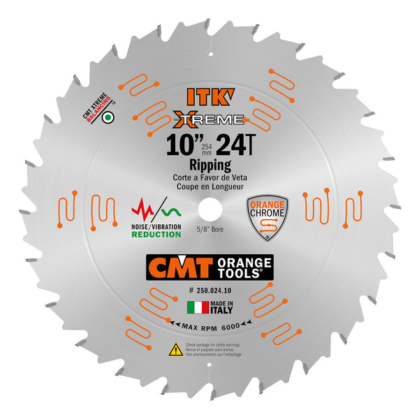 CMT 250.024.10 ITK Xtreme RIPPING SAW BLADE 10