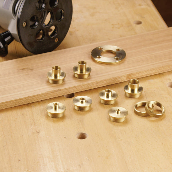 CMT-TGA Template Guide Kit, 7 bushings, lock nut and adapter