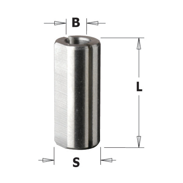 CMT 365.050.00 Bushing for twist drills, 5mm (13/64-inch) Diameter, 10mm Shank