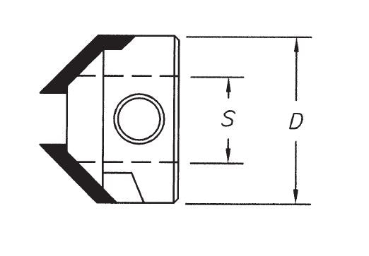 CSP1809RH - C/T Countersink RH 18MM Dia x 9MM