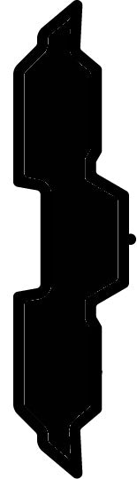 SE100881 - Centrofix Carbide Knife x 120mm Len x 12mm W x 2.7mm Thick