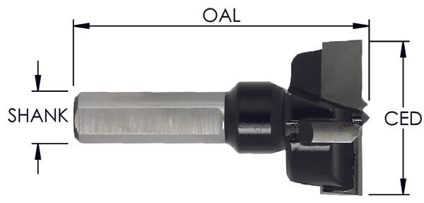 SEHB7036RH - 36 MM Hinge Bit X 70 MM OAL X RH Rot