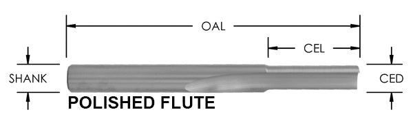 SPL111 - O FL 3/16 CD X 5/8 CL X 1/4 SHK X 2  OAL