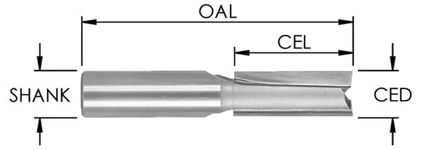 SE1095 - C/T Str x 1 CD x 2 CL x 1/2 Sh x 3-3/4 OAL