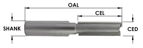 SE1069LH - C/T LH Straight 2 FL x1/2 CD x1 1/2 CL x1/2 Sh x 3-1/8