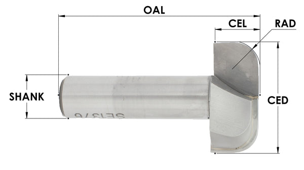 SE1372 - B & T Bit, 2 flute. 1/4