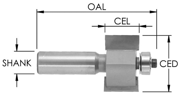 SE1920 - C/T Slotting bit x1 1/2 CDx1/2