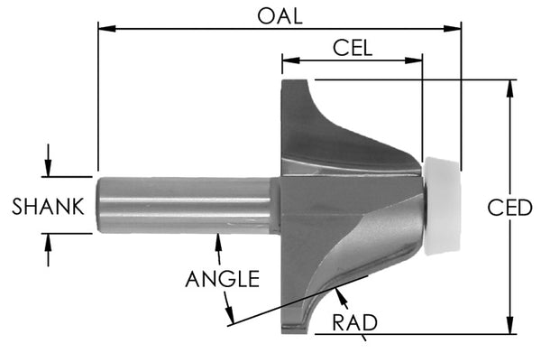 SE2928 - C/T SS Roman Ogee Undermount x 3/4