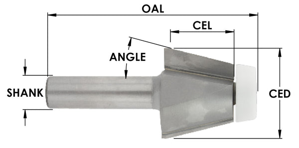 SE2942 - C/T SS Bevel Undermount x1/2