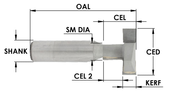 SE3075 - T-Slot Cut, 1-3/16