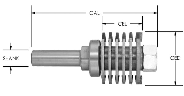 SE3385 - C/T Finger Joint Assem. x 1 9/16