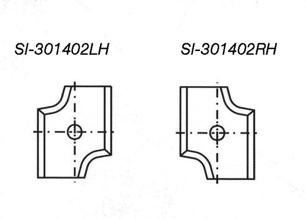 SI-301402RH - Insert 30 x 14 x 2   RH ( 10 pc per pack)