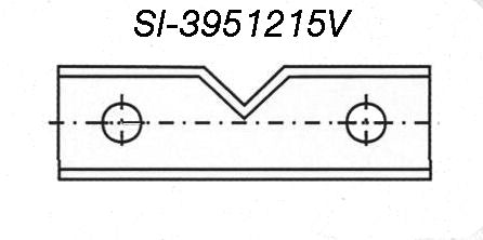 SI-3951215V - S/C Insert 39.5 x 12 x 1.5 V   ( 10 pc per Pack)