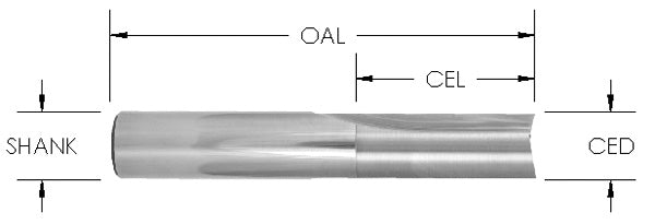 SST270 - S/C Str 1/2  CD X 1 1/4 CL X 1/2 SH X 3 OAL