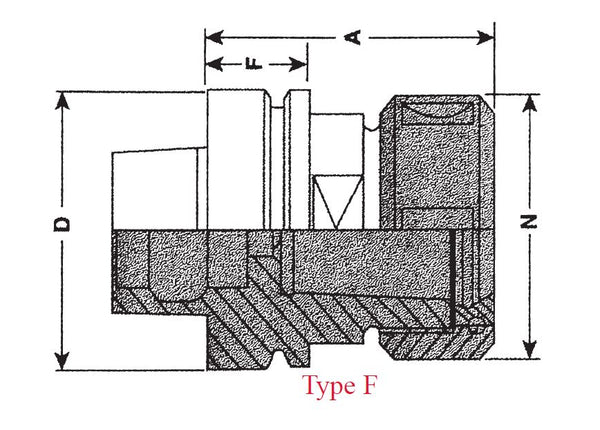 SE17105-008001 - HSK  63F x ER 16 - 60 mm Collet Holder