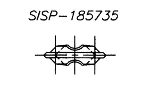 SISP-185735 - Scoring Spur, 18 x 5.7 x 3.5, 10 piece per box