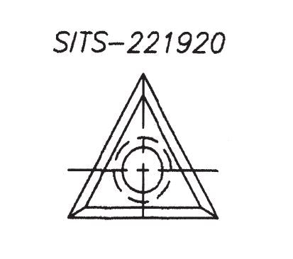 SIR-19615223R-3 - 19.6 x 15.2 x 2 Insert 3mm Rad  Right Side(pk 10)